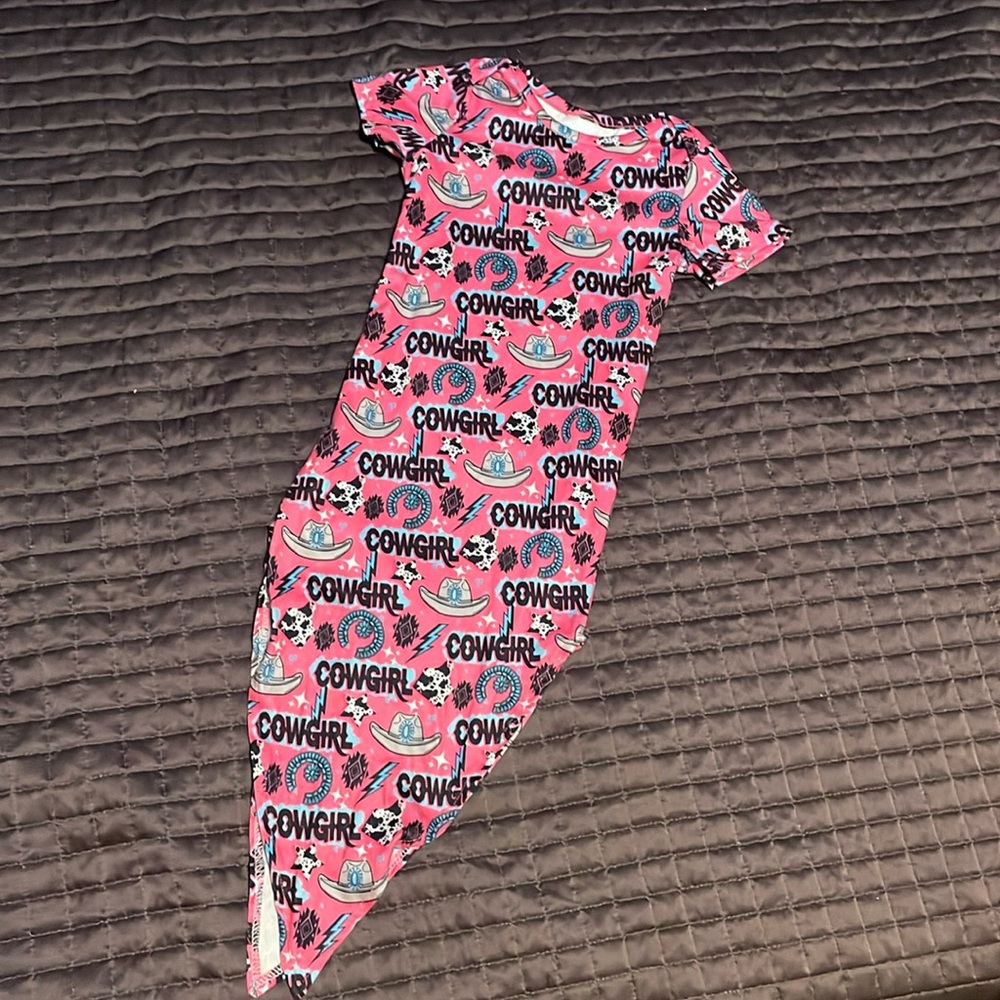 COPY - Cowgirl Baby Knotted Sleep Gown